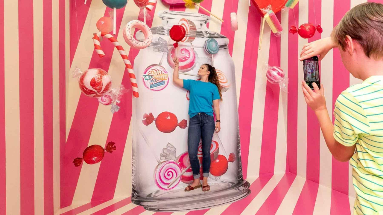 عکاسی در موزه آبنبات دبی