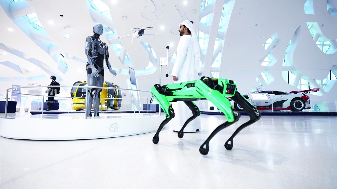 ربات در موزه آینده دبی